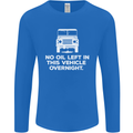 No Oil Left Vehicle Overnight 4X4 Off Road Mens Long Sleeve T-Shirt Royal Blue