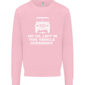 No Oil Left Vehicle Overnight 4X4 Off Road Mens Sweatshirt Jumper Light Pink