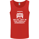 No Oil Left Vehicle Overnight 4X4 Off Road Mens Vest Tank Top Red