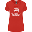 No Oil Left Vehicle Overnight 4X4 Off Road Womens Wider Cut T-Shirt Red