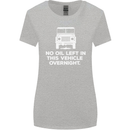 No Oil Left Vehicle Overnight 4X4 Off Road Womens Wider Cut T-Shirt Sports Grey