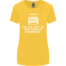 No Oil Left Vehicle Overnight 4X4 Off Road Womens Wider Cut T-Shirt Yellow