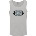 No Pain No Gain Workout Gym Training Top Mens Vest Tank Top Sports Grey