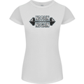 No Pain No Gain Workout Gym Training Top Womens Petite Cut T-Shirt White