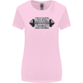No Pain No Gain Workout Gym Training Top Womens Wider Cut T-Shirt Light Pink