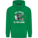 No Road Too Long Motocross MotoX Dirt Bike Childrens Kids Hoodie Irish Green