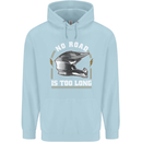 No Road Too Long Motocross MotoX Dirt Bike Childrens Kids Hoodie Light Blue