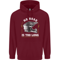 No Road Too Long Motocross MotoX Dirt Bike Childrens Kids Hoodie Maroon