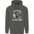 No Road Too Long Motocross MotoX Dirt Bike Childrens Kids Hoodie Storm Grey