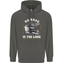 No Road Too Long Motocross MotoX Dirt Bike Childrens Kids Hoodie Storm Grey