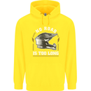No Road Too Long Motocross MotoX Dirt Bike Childrens Kids Hoodie Yellow