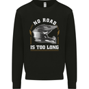 No Road Too Long Motocross MotoX Dirt Bike Kids Sweatshirt Jumper Black