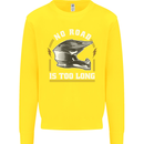 No Road Too Long Motocross MotoX Dirt Bike Kids Sweatshirt Jumper Yellow