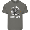 No Road Too Long Motocross MotoX Dirt Bike Kids T-Shirt Childrens Charcoal