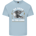No Road Too Long Motocross MotoX Dirt Bike Kids T-Shirt Childrens Light Blue