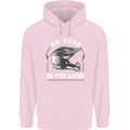 No Road Too Long Motocross MotoX Dirt Bike Mens 80% Cotton Hoodie Light Pink