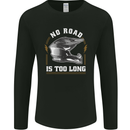 No Road Too Long Motocross MotoX Dirt Bike Mens Long Sleeve T-Shirt Black