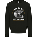 No Road Too Long Motocross MotoX Dirt Bike Mens Sweatshirt Jumper Black