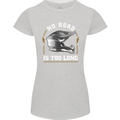 No Road Too Long Motocross MotoX Dirt Bike Womens Petite Cut T-Shirt Sports Grey