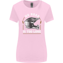 No Road Too Long Motocross MotoX Dirt Bike Womens Wider Cut T-Shirt Light Pink