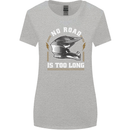 No Road Too Long Motocross MotoX Dirt Bike Womens Wider Cut T-Shirt Sports Grey