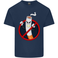 No Smoking Give Up Anti Smoker Mens Cotton T-Shirt Tee Top Navy Blue