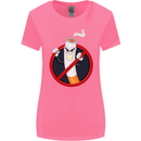 No Smoking Give Up Anti Smoker Womens Wider Cut T-Shirt Azalea