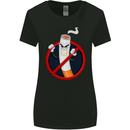 No Smoking Give Up Anti Smoker Womens Wider Cut T-Shirt Black
