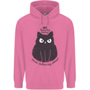 No Touchy Touchy Cat Childrens Kids Hoodie Azalea