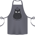 No Touchy Touchy Cat Cotton Apron 100% Organic Steel