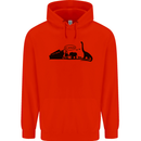 Noahs Ark Dinosaurs T-Rex Atheist Atheism Childrens Kids Hoodie Bright Red
