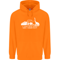 Noahs Ark Dinosaurs T-Rex Atheist Atheism Childrens Kids Hoodie Orange