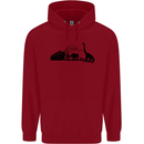 Noahs Ark Dinosaurs T-Rex Atheist Atheism Childrens Kids Hoodie Red