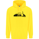 Noahs Ark Dinosaurs T-Rex Atheist Atheism Childrens Kids Hoodie Yellow