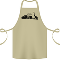 Noahs Ark Dinosaurs T-Rex Atheist Atheism Cotton Apron 100% Organic Khaki