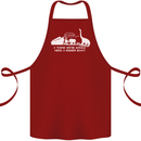 Noahs Ark Dinosaurs T-Rex Atheist Atheism Cotton Apron 100% Organic Maroon