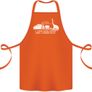 Noahs Ark Dinosaurs T-Rex Atheist Atheism Cotton Apron 100% Organic Orange