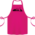 Noahs Ark Dinosaurs T-Rex Atheist Atheism Cotton Apron 100% Organic Pink