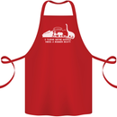 Noahs Ark Dinosaurs T-Rex Atheist Atheism Cotton Apron 100% Organic Red