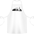 Noahs Ark Dinosaurs T-Rex Atheist Atheism Cotton Apron 100% Organic White