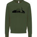 Noahs Ark Dinosaurs T-Rex Atheist Atheism Kids Sweatshirt Jumper Forest Green