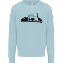 Noahs Ark Dinosaurs T-Rex Atheist Atheism Kids Sweatshirt Jumper Light Blue