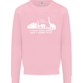 Noahs Ark Dinosaurs T-Rex Atheist Atheism Kids Sweatshirt Jumper Light Pink