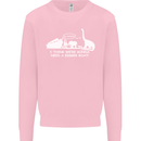 Noahs Ark Dinosaurs T-Rex Atheist Atheism Kids Sweatshirt Jumper Light Pink