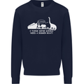 Noahs Ark Dinosaurs T-Rex Atheist Atheism Kids Sweatshirt Jumper Navy Blue
