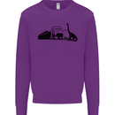 Noahs Ark Dinosaurs T-Rex Atheist Atheism Kids Sweatshirt Jumper Purple