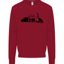 Noahs Ark Dinosaurs T-Rex Atheist Atheism Kids Sweatshirt Jumper Red