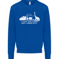 Noahs Ark Dinosaurs T-Rex Atheist Atheism Kids Sweatshirt Jumper Royal Blue