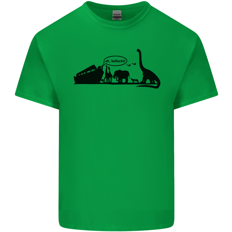 Noahs Ark Dinosaurs T-Rex Atheist Atheism Kids T-Shirt Childrens Irish Green