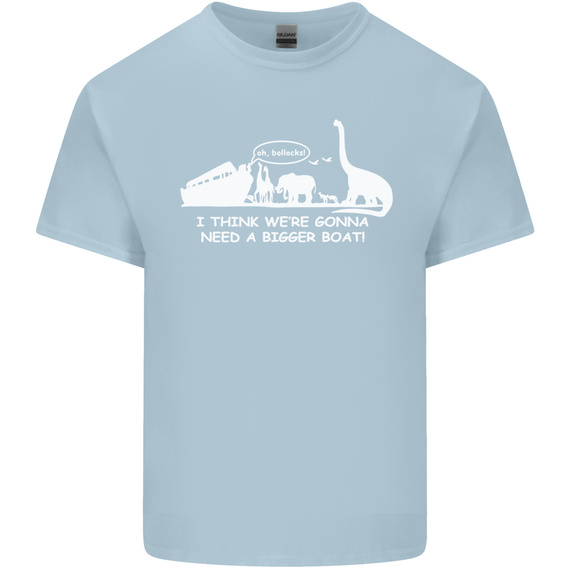 Noahs Ark Dinosaurs T-Rex Atheist Atheism Kids T-Shirt Childrens Light Blue